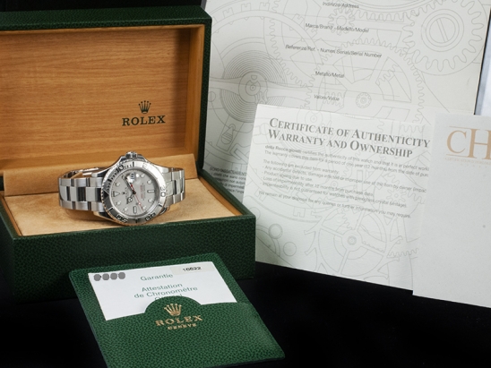 Rolex Yacht-Master Platinum/Platino  Watch  16622